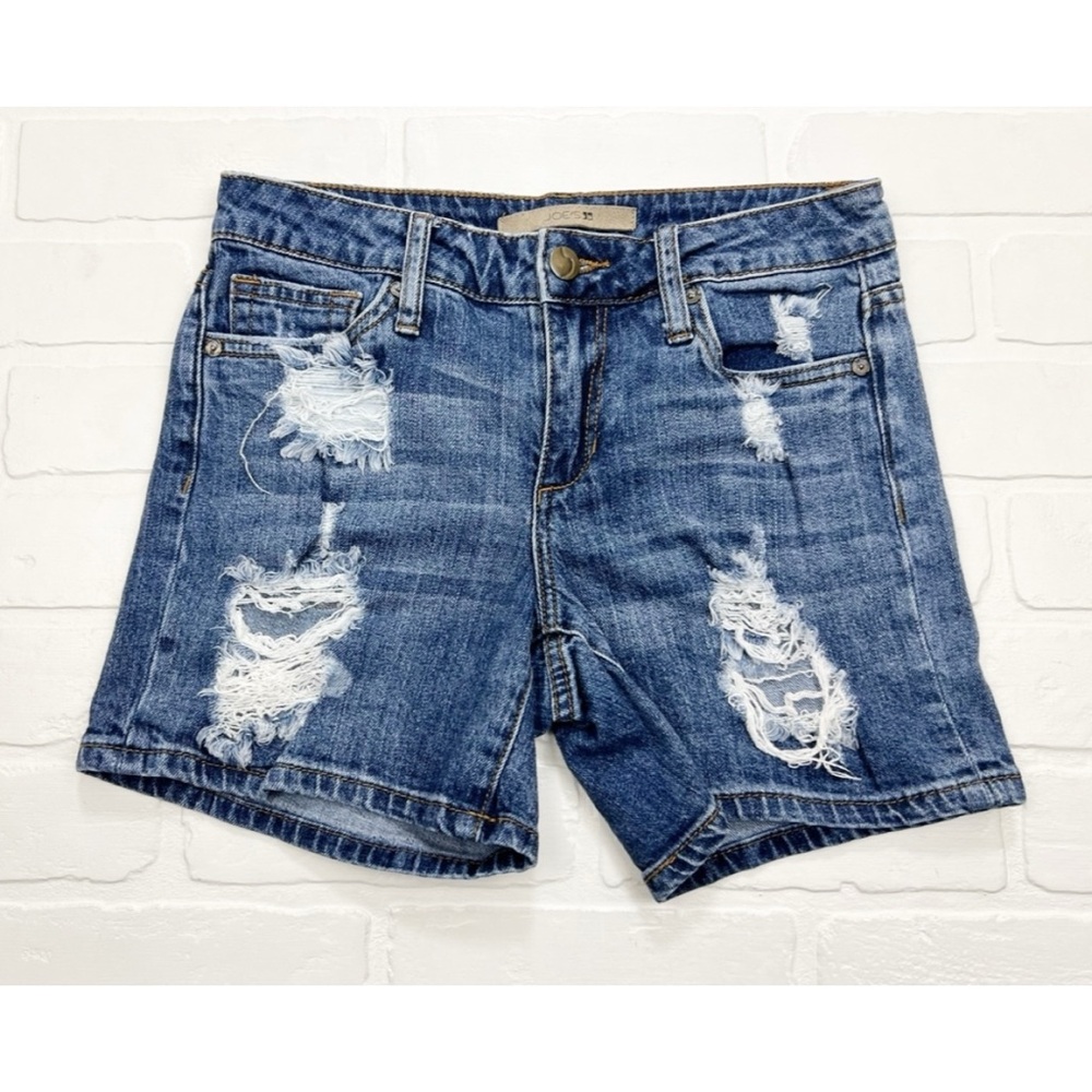 Joes Jeans Ripped Distressed Denim Jean Shirts Size 24